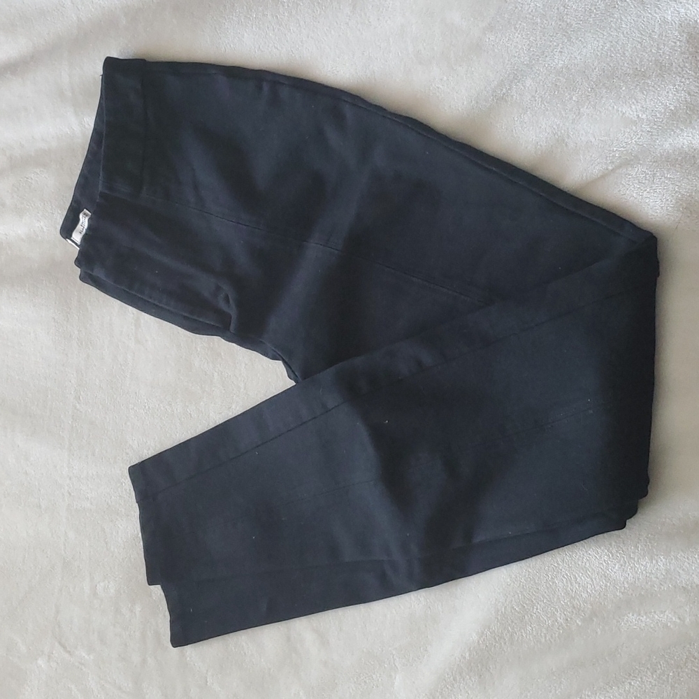 High Rise Stretch Black Pants